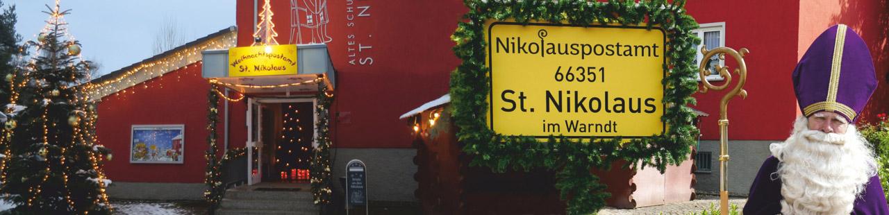 Weihnachtspostfiliale St. Nikolaus Bühne