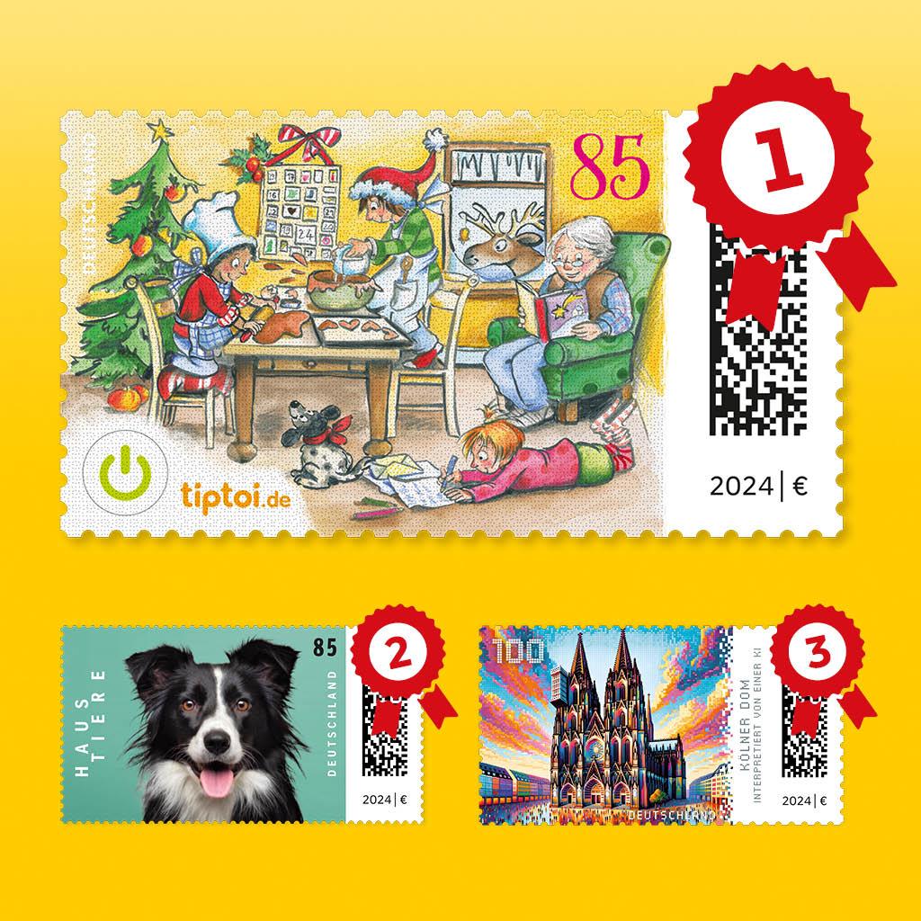 Die schönste Briefmarke 2024