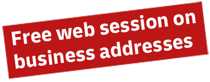 Free web session on business addresses