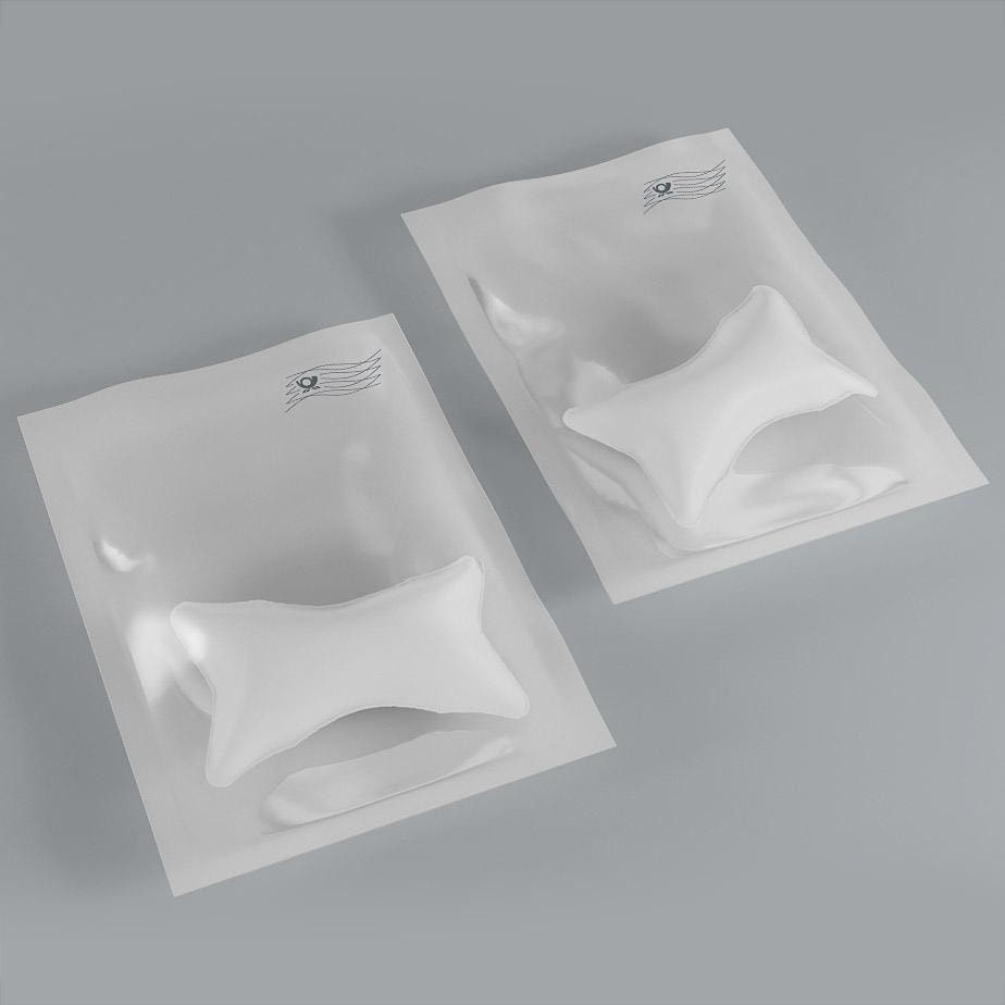 3D Illustrationen von individualisierbaren PE-Bags