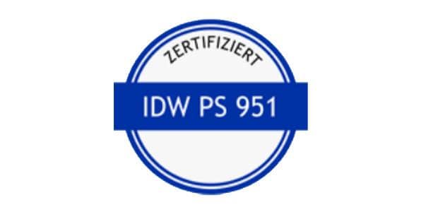 IDW PS 951 Siegel