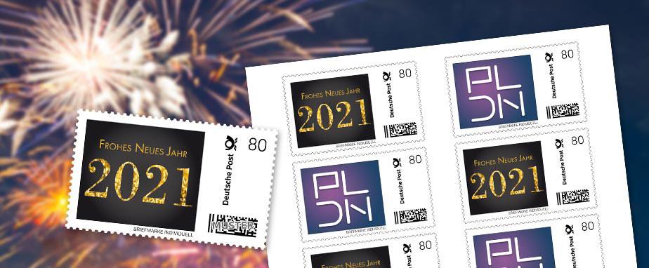 Briefmarke Individuell Neujahr 2020