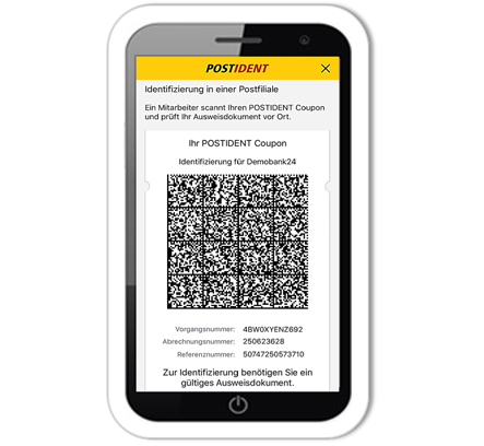 POSTIDENT Filiale Smartphone