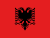Flagge Albanien