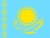 Flagge Kasachstan