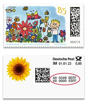 Briefmarke und Internetmarke