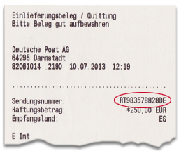 Fragen Sendungsverfolgung Deutsche Post Kundenservice