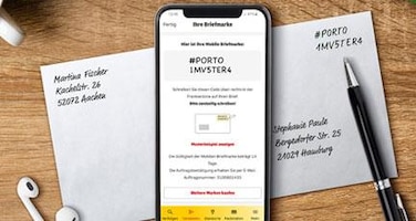 Mobile Briefmarke versenden